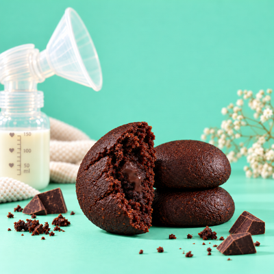 Fudgy Double Chocolate Lactation Cookies