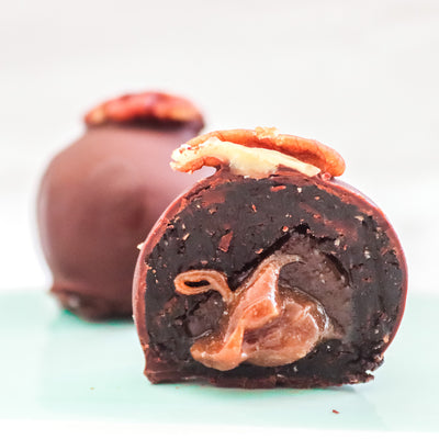 Handmade Artisanal Salted Caramel Chocolate truffles